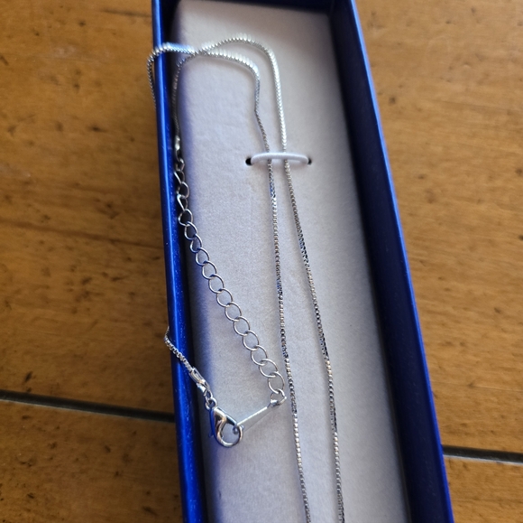 NEW genuine Blue Steel stainless steel crystal and cubic zirconia pendant. - Picture 3 of 3